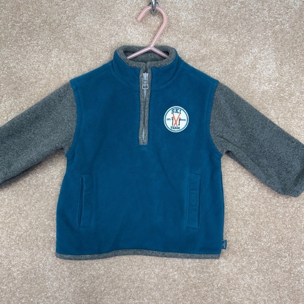 JANIE and JACK Fleece Pullover Sweatshirt Baby Boys Size 6-12‎ Months